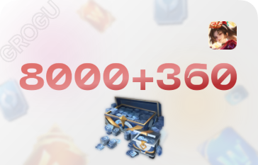 8000 + 360 жетонов