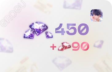 450 Кристаллов + 90 Алмазов