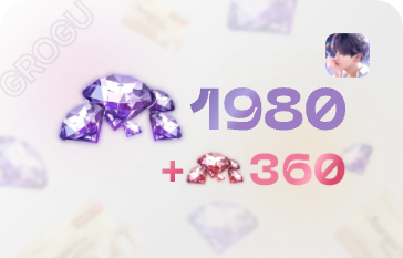 1980 Кристаллов + 360 Алмазов ⭐