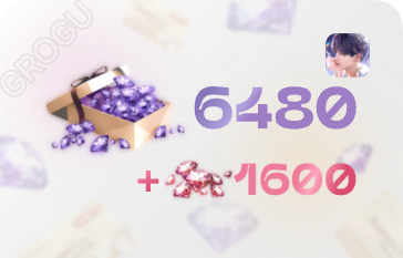 6480 Кристаллов + 1600 Алмазов